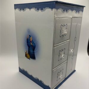 Disney Cinderella Jewelry Box 💙 2009 w Booklet & 2 Discs